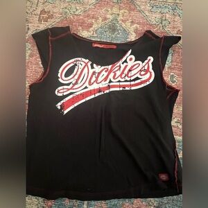 Vintage dickies cropped top